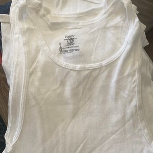NWOT 5 Hanes comfort soft XL tank tops undershirt